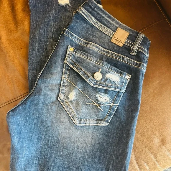 BKE Classic Blue Skinny Jeans - Picture 2 of 7